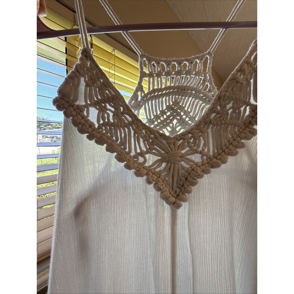Anthropologie Saturday Sunday Maxi Ombre Tie Dyed Beachy Boho Dress Womens Small - Picture 12 of 13